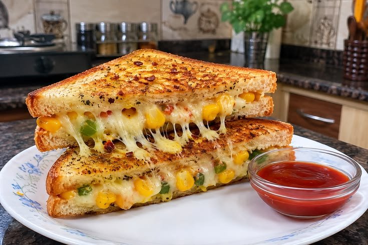Corn & Capsicum Grill